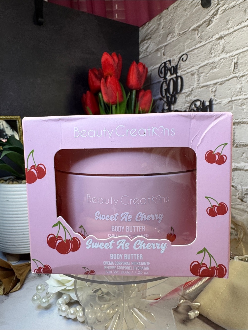Beauty Creations Sweet As Cherry Body Butter - Pink